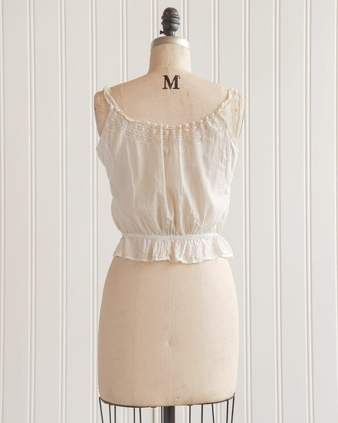 Antique 1910s Lace Inserts Top